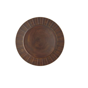 Assiette de présentation décorative moderne en bois de manguier faite à la main pour la maison, l'hôtel, les mariages et les réceptions - Product Image 3