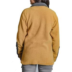 Veste bomber en polaire respirante pour homme et femme, couleur personnalisée, fermeture éclair, automne, hiver, chaude, décontractée, surdimensionnée, best-seller - Product Image 4