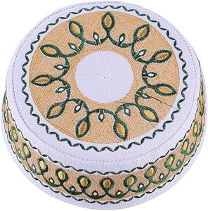 Chapeau de prière musulman brodé pour homme, bonnet de mosquée, disponible en version premium, casquettes musulmanes brodées OEM respirantes - Product Image 4