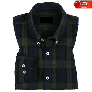 Bulk Wholesale Mens Flannel <b>Shirt</b> Cotton Vintage <b>Plaid</b> <b>Shirt</b> Custom Brand Private Label Flannel <b>Shirt</b> Heavy Fabric Checkered - Product Image 1