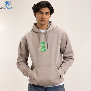 เสื้อฮู้ดผู้ชายผ้าฝ้ายฟลีซ สวมใส่สบาย สไตล์ลำลอง สตรีทแวร์ เหมาะสำหรับฤดูหนาว มีซิป แห้งเร็ว เป็นมิตรกับสิ่งแวดล้อม รับผลิตตามแบบ - Product Image 6