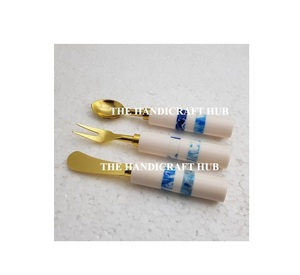 Quality Design <b>Cheese</b> <b>Set</b> Kitchen Utensil Cutlery <b>Set</b> Stainless Steel <b>Cheese</b> <b>Set</b> Wood Resin Handle At very best factory Price - Product Image 1