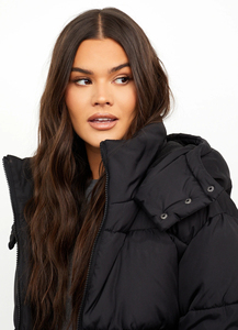 Women's Fashion Puffer Jacket Autumn/Winter Woven Cotton Casual Streetwear Windproof Breathable Trending <b>Coat</b> - Product Image 4