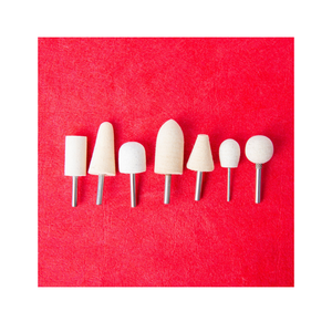 Bobs en feutre montés sur mandrin de qualité supérieure, outils de polissage durables pour bijoux en métal, acier inoxydable et finition des surfaces - Product Image 5