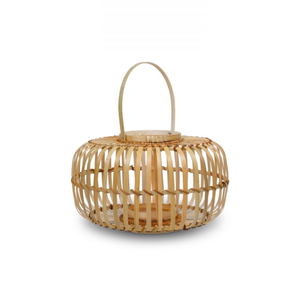 โคมไฟงานเทศกาลไม้ไผ่ธรรมชาติ ดีไซน์แบบบ้านไร่ โคมไฟทำมือสำหรับตกแต่งบ้านจากเวียดนาม - Product Image 1