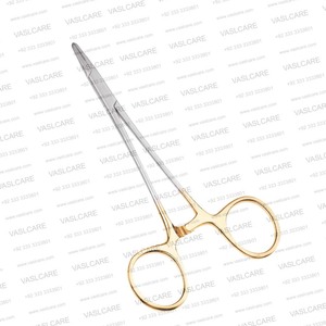 Porte-aiguille Halsey 5″ (13cm) à 4000 dents, pour gaucher, en carbure de tungstène, instrument chirurgical délicat pour la blepharoplastie par Vaslcare - Product Image 3