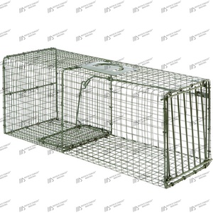 Cage de piège pour animaux de grande taille personnalisée CE à usage vétérinaire en acier galvanisé 100% étanche 1 an de garantie pour le sauvetage des animaux - Product Image 4