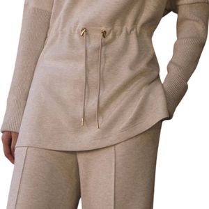 Sudadera de Forro Polar 100% Algodón para Mujer, Tallas Grandes, con Cuello Alto, Cordón Ajustable en la Cintura y Aberturas Laterales, Ideal para Invierno - ¡Novedad! - Product Image 6