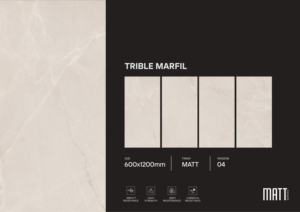 Royal Matt Porcelain Tiles Size 600X1200 Large Format Floor Wall Tiles For Premium Living Room And Commercial Projects - Product Image 4