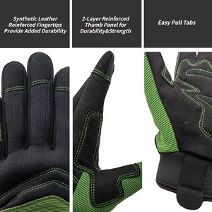 Advanced grip solution for workshop activities and field operations ensuring hand coverage and support with TPR Impact <b>Gloves</b> - Product Image 2