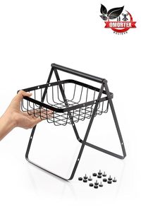 Panier en métal, panier en fil de fer, panier en treillis métallique, panier à fruits en fer, panier à légumes en fer, panier de cuisine en fer, panier de salle de bain en fer - Product Image 2