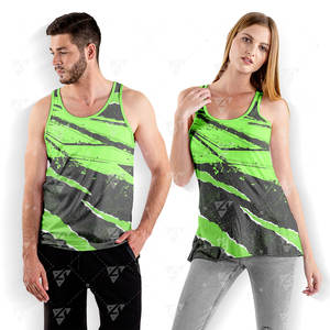 Camiseta Deportiva de Alta Calidad para Hombre, de Secado Rápido, Transpirable, Ecológica, de Poliéster/Algodón Estampado - Product Image 1