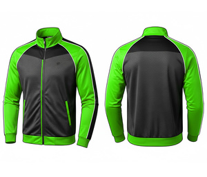 Full Sublimation Performance <b>Track</b> <b>Jacket</b> Running and Fitness Wear Warm Breathable Quick Dry | Sizes <b>Men</b> Women Youth - Product Image 1