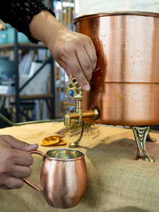 Handmade Copper <b>Water</b> <b>Dispenser</b> with Spigot Special Designed Copper <b>Water</b> Urn Decorative Beverage Server Large <b>Water</b> Storage - Product Image 5