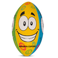 Mini ballons de rugby personnalisés imprimés avec des logos et des couleurs personnalisés Mini ballon de rugby fabriqué avec une personnalisation complète