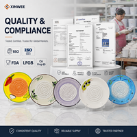 Handgeschilderde keramische knoflookraspplaat met aangepast logo, OEM, ODM, private label fabrikant, leverancier, groothandel, keukengiften