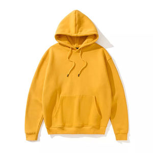 Custom Logo Printed Hooded Sweatshirt 100% Cotton Unisex Casual Solid Color Pullover with Pocket Design Regular Fit Autumn Wear - Product Image 5