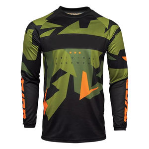 Jersey de Motocross Personalizado de Secado Rápido, Resistente al Viento y Transpirable para Verano/Invierno - Diseña Tu Propia Camiseta para Motociclismo y Carreras - Product Image 1