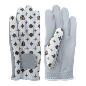Gants de golf de haute qualité à doigts entiers antidérapants avec fermeture auto-agrippante pour hommes et femmes en cuir véritable respirant de qualité supérieure - Product Image 1