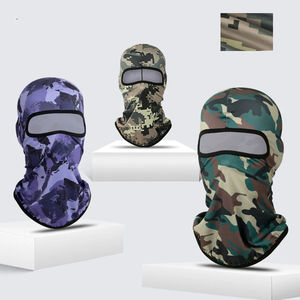 Masque facial balaclava camouflage coloré avec panneau transparent pour les activités de plein air, taille adulte unisexe 54-56 cm - Product Image 5