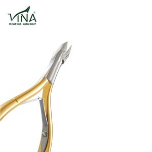 Coupe-ongles et pince à cuticules professionnels en acier inoxydable Vina VNC-08V pour manucure/pédicure des doigts et des orteils, qualité supérieure, vente en gros - Product Image 2