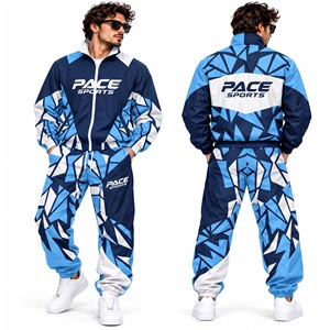 mens crimson <b>red</b> navy grey jacket and pant set full zip windbreaker jacket diagonal block track pant athletic training suit <b>tops</b> - Product Image 6