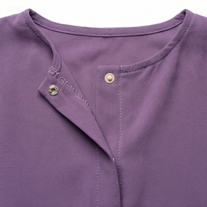 Conjunto de Abaya de Dos Piezas con Khimar Largo, Talla Grande, para Fiestas Nocturnas, Largo hasta el Suelo, de Poliéster, para Mujeres Musulmanas, Venta al por Mayor, Modesto, con Cuentas, Ligero - Product Image 4