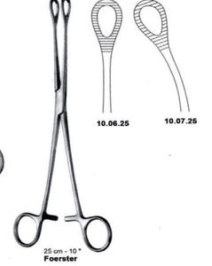 เครื่องมือผ่าตัดแบบใช้มือ Foerster General surgery คีมหนีบผ่าตัด Foerster ขนาด 20 ซม. 8 นิ้ว หรือ 25 ซม. 10 นิ้ว - Product Image 4