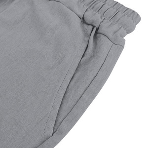 Pantalones Cortos Deportivos Casuales de Lino Transpirable para Hombre, Estilo Europeo y Americano, Pantalones Holgados con Cordones para Vacaciones de Verano - Product Image 5