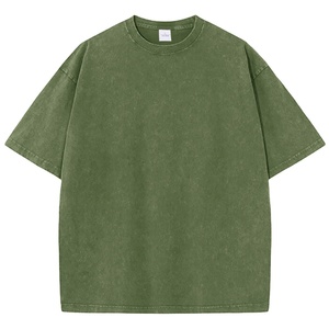 Camiseta de Algodón Rosa Oversize de Manga Corta para Hombre, Estilo Casual, Color Liso, Cuello Redondo, Tejido Jersey, Teñido Liso, Ajuste Regular - Product Image 6
