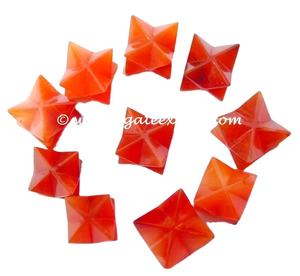 Gran curación Ojo de Tigre Merkaba estrella tallada Feng Shui ágata piedra preciosa - Product Image 5