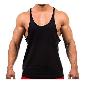 Débardeur de sport côtelé personnalisé pour homme avec logo, en coton épais, sans manches, pour la course, le fitness et l'entraînement - Product Image 4