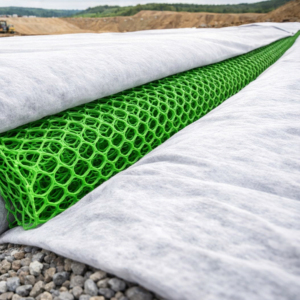 HDPE Geonet Drainage <b>Net</b> | High Strength <b>Plastic</b> Geosynthetic for Garden Landfill & Tunnel Drainage - Product Image 3