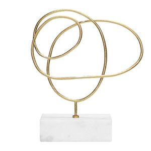 Nueva Escultura Circular de Mármol Verde, Base Decorativa para Decoración de Hogar u Oficina de Lujo - Product Image 4
