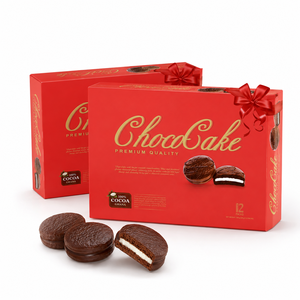 Precio de fábrica, calidad superior, delicioso, el más vendido, fabricante de Vietnam, suministro de Chococake, 12 paquetes de 336g - Product Image 4