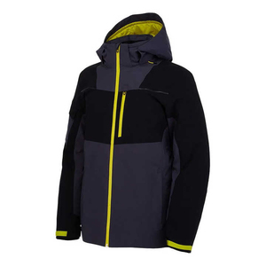 Women's Hooded Fleece <b>Jacket</b> Full Sleeve Windproof Winter Coat Color Blocked Zipper Closure Long Length Contrast Design - Product Image 3