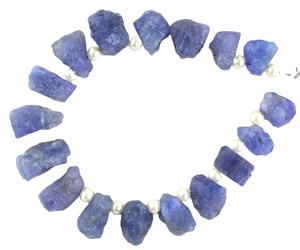 Natural Blue Tanzanite Gemstone Unpolished Rough December Birth Stone Making Handmade Jewelry Wholesale - Product Image 1