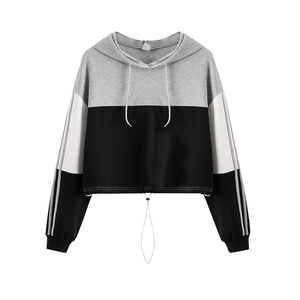Sudaderas Cortas con Capucha a Precio Razonable, Diseño Personalizado, Ropa Urbana, Sudaderas Cortas con Capucha para Mujer - Product Image 1