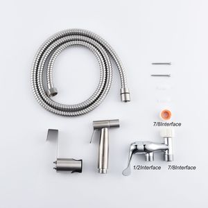 Set Spruzzatore Bidet Portatile per Pulizia WC e Pannolini Lavabili, Rubinetto Bidet da Viaggio in ABS e Plastica, Facile da Usare - Product Image 5
