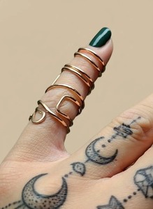 <b>Adjustable</b> Finger Splint <b>Ring</b> Sterling <b>Silver</b> Plated Arthritis Jewelry Joint Support Minimalist Brass <b>Rings</b> For Women Wholesale - Product Image 5