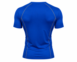 Haut de compression pour homme de haute qualité, séchage rapide, léger, vêtements de sport pour la course à pied et l'entraînement en salle de sport, t-shirt écologique - Product Image 4