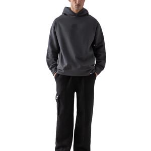 Sudaderas con Capucha de Felpa Lavada al Ácido para Hombre, Personalizadas, 100% Algodón, Transpirables, Ajuste Holgado, Alta Calidad, Gruesas - Product Image 1