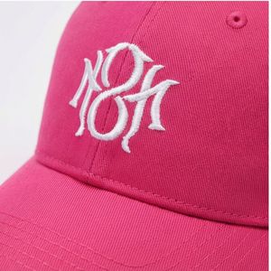 Gorra de Béisbol Rosa con Logo 88, Gorra Moderna para Uso Diario, Estilo Ajustado para Mujer, Tendencia Diaria, Gorra Ajustable de Algodón para Hombre - Product Image 4