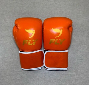 Guantes de Boxeo Fly Superloop Pro X2, Cuero Vacuno Auténtico, Correa de Muñeca Ajustable con Gancho y Bucle, Guantes de Entrenamiento y Sparring de Kick Boxing - Product Image 2
