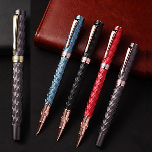 NM-140 Wholesale Roller Ball <b>Pen</b> Office Supplies Metal Diamond Pattern Luxury Aluminum Gift <b>Pen</b> - Product Image 1