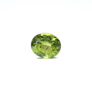Natural Faceted Oval Peridot 5.67 Carat Loose Gemstone for Fine Jewelry - Product Image 1