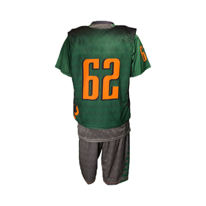 Conjunto de Camiseta de Fútbol Sublimada Verde con el Número 62, Manga Corta, Pantalones Cortos con Cintura Elástica que Absorben la Humedad, para Hombre Adulto, Todas las Temporadas - Product Image 3