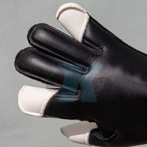 High Quality Leather Football Goalkeeper Gloves Enhanced Grip Adjustable Wrist <b>Strap</b> Breathable Design for Comfortable <b>Finger</b> - Product Image 4