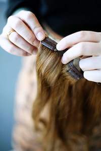 Extensions de postiches à clip de trame disponibles en différentes couleurs Extensions normales à clip ins Cheveux du Vietnam - Product Image 4