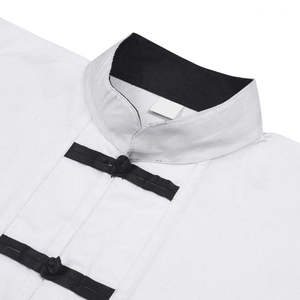 Tenue de Kung Fu Nouveau Design Couleur Unie pour Entraînement Arts Martiaux Toutes Tailles Service OEM Vêtement en Polyester Coton de Haute Qualité - Product Image 4